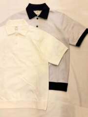 Jackman (ジャックマン) / JM5613 Dotsume Rib Polo　ドツメリブ ポロシャツ