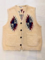 COOHEM (コーヘン) 13-264-019  WOOL CHIMAYO JACQUARD VEST  ウールチマヨ ジャカードニットベスト
