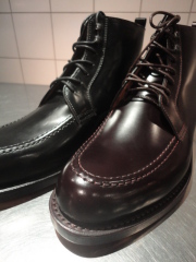 JALAN SRIWIJAYA (ジャランスリワヤ) 98365 HI SHINE LAST1663　 Uチップ レースアップブーツ ダブルレザーソール