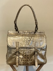 DRIES VAN NOTEN（ドリス・ヴァン・ノッテン）BW8/339Q.256 BRN（ゴールド）Leather Bag