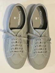 SUPERGA x ANK（スペルガ × アニキ）2390-COTU ANK3（イタリア海軍デッキ・シューズ）A01 Total Lt Grey（トータル・ライト・グレー）