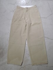 marka (マーカ) M25B12PT01C オーガニックコットン強撚ギャバ U.S.アーミーチノトラウザーズ BEIGE