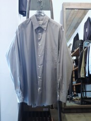 MARKAWARE (マーカウエア) A25C02SH01C ペルーピマコットン 60/1ブロード コンフォートフィットシャツ DOLPHIN GRAY