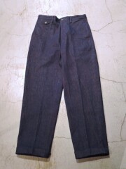 D.C.WHITE (ディーシーホワイト) D253852 BROOKLYN DENIM TROUSERS デニムトラウザース NAVY