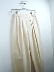 Manna マンナ【レディース】 260156 ホワイトデニム ワイドパンツ ECRU