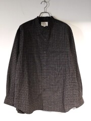 STILL BY HAND (スティルバイハンド) SH02263 コットンシルク バンドカラーシャツ