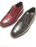 JALAN SRIWIJAYA ( ジャランスリワヤ） 98652 Wingtip Shoes *BLACK & BORDO CALF　ウィングチップ