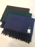 ドレイクス (Drake's) 「Semi Reversible Scarf」 ALLAA/19751　リバーシブルマフラー *Blue/Green/Brown