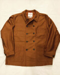 Le Sans Pareil (ル サンパレイユ)  Moleskin Double Coverall_BROWN / コットンモールスキン ダブル カバーオール