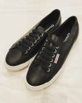 SUPERGA (スペルガ) 2750 NAPLNGCOTU / LEATHER Black-White