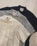 Le Sans Pareil (ル サンパレイユ)  Linen French Work Short Sleeve Shirt / リネン フレンチワーク 半袖シャツ