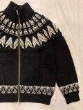 COOHEM (コーヘン) 13-254-016 KOUHEN NORDIC KNIT BLOUSON  ジップアップ ノルディックセーター