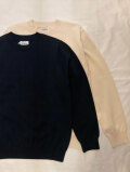 Yonetomi NEW BASIC (米冨繊維) 95-254-009 RIGID SEAISLAND COTTON KNIT PULLOVER　リジッドシーアイランドコットンニット