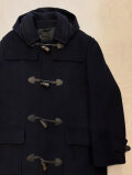 GRENFELL グレンフェル　SHERRINGHAM Duffle Coat *NAVY　ダッフルコート ウール100% フード取り外し 【different通販】