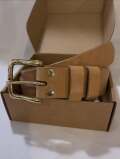 TANNER BATES (タナーベイツ)　DARTINGTON BELT 38mm  オークバークレザー ベルト