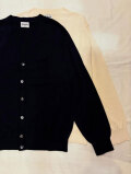 Yonetomi NEW BASIC (ヨネトミ/米冨繊維) 95-242-025 SILK KNIT CARDIGAN / シルクニット カーディガン