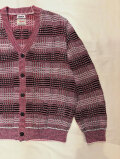 COOHEM (コーヘン) 13-262-012 SUKASHI CHECK TWEED CARDIGAN  ニットツィード チェックカーディガン