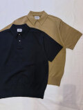 Yonetomi NEW BASIC (ヨネトミ/米冨繊維) 95-262-024 LIGHT WAVE COTTON KNIT POLO / コットンニットポロ