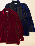 JOHN PEARSE London (ジョンピアース) / Silk Velvet Shirt  ベルベットシャツ【Deadstock】