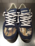 フィリップモデル （PHILIPPE MODEL) メンズ ローカット スエードナイロン スニーカー TRLUWG04SSBG  （NAVY×CAMO）