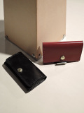 GLENROYAL （グレンロイヤル） 【SLIM BUSINESS CARD HOLDER】 名刺入れ NEW BLACK、BORDEAUX