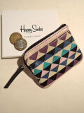 Happy Socks (ハッピーソックス) レザー コインケース DIAMOND