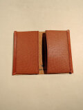 POSTALCO (ポスタルコ) Card Holder 2ポケット 名刺入れ Brick red