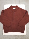 STILL BY HAND (スティルバイハンド) KN03254 5ゲージ ニットブルゾン MARRON