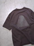 marka (マーカ) M25A08CS03B オーガニックコットン 26G天竺 プリントTEE LAYERED PYRAMID CHARCOAL
