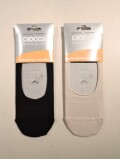 【MADE IN ITALY】 CIOCCA (チョッカ) ART.61 インビジブルソックス BLACK、ECRU