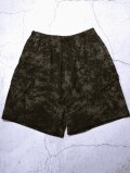marka (マーカ) M25A20PT01B リサイクルスビン オーガニックコットン 度詰め天竺 カーゴショーツ BLACK CAMO