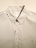 STILL BY HAND (スティルバイハンド) SH07252 200双 コットン レギュラーカラー 半袖シャツ LIGHT BEIGE