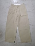 marka (マーカ) M25B12PT01C オーガニックコットン強撚ギャバ U.S.アーミーチノトラウザーズ BEIGE