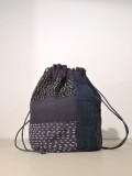 TERAS (照らす) BORO パッチワーク 丸底巾着バッグ ASSORT