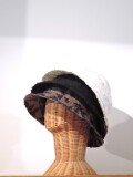 Nine Tailor (ナインテイラー) N-1524 Wabiske Hat ボタニカル メトロハット IVORY、BLACK、MOCHA