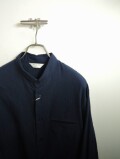 STILL BY HAND (スティルバイハンド) SH02253 シルクネップ ツイルシャツ DEEP BLUE