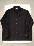 STILL BY HAND (スティルバイハンド) SH04263 コットン シャツジャケット INK BLACK