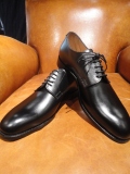 CHEANEY （チーニー）外羽根プレーントゥ【HECTOR　２】ヘクター ２ １２５/E　BLACK