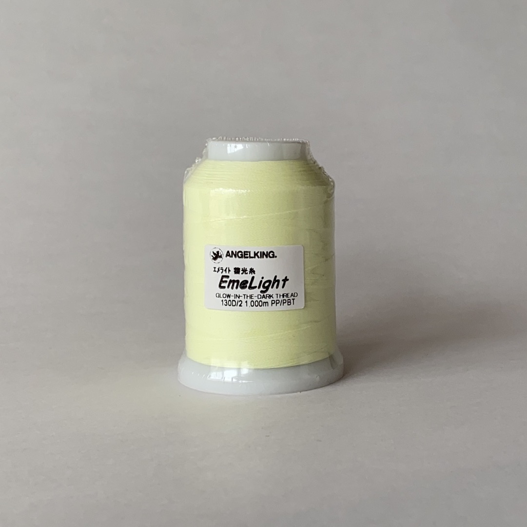 エメライト蓄光糸　EL-9（黄色) 