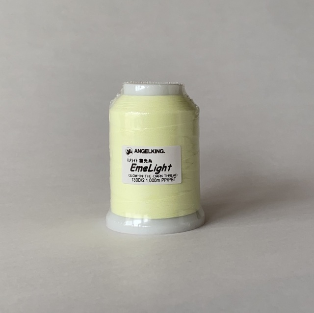 エメライト蓄光糸 EL-9（イエロー） 1.000M巻
