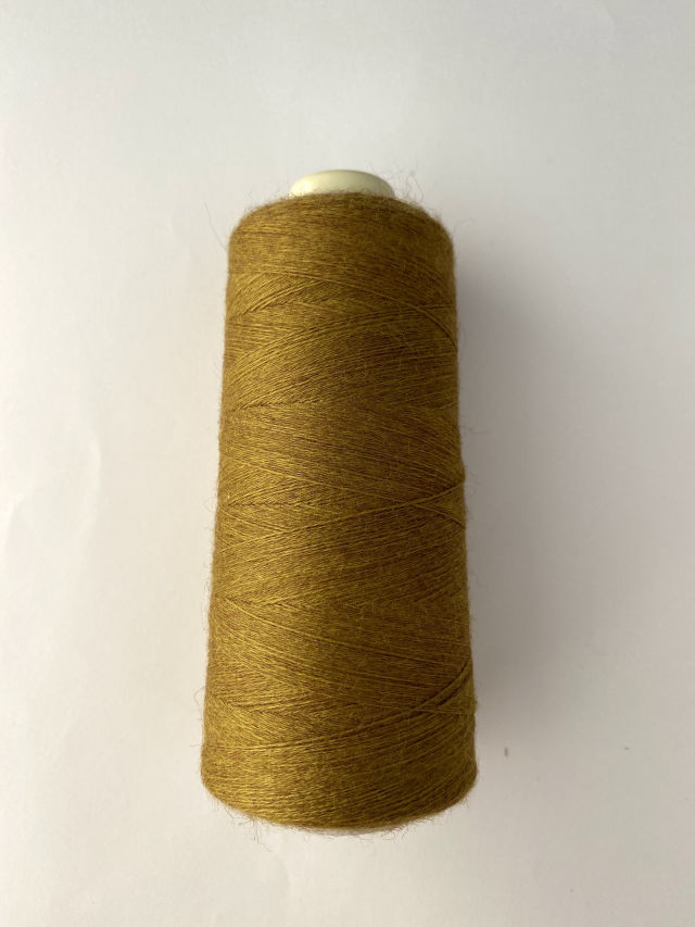 フィールソフト(片染め杢カラー）　1250ｍ　<1416/黄土色>