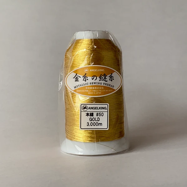 金糸の縫糸　50番手　ゴールド