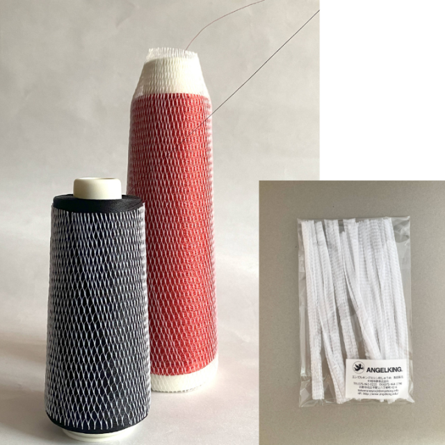 糸崩れ防止ネット　/　ミシン刺しゅう効率よく加工する便利な製品。ミシン刺しゅう糸の糸崩れを防ぎます。