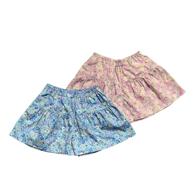 花柄キュロットパンツ