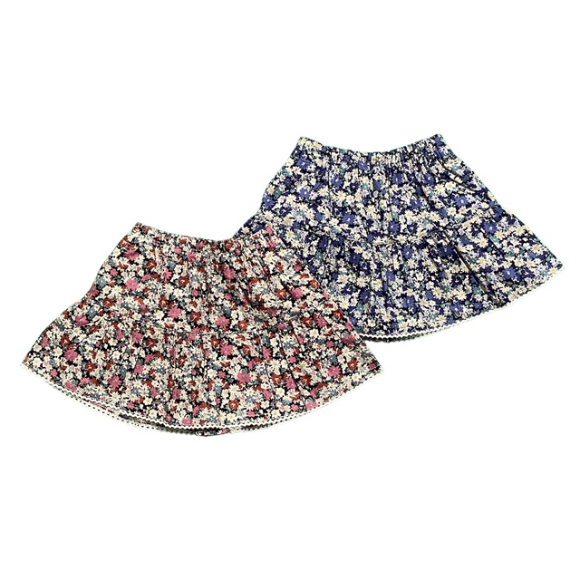 花柄キュロットパンツ