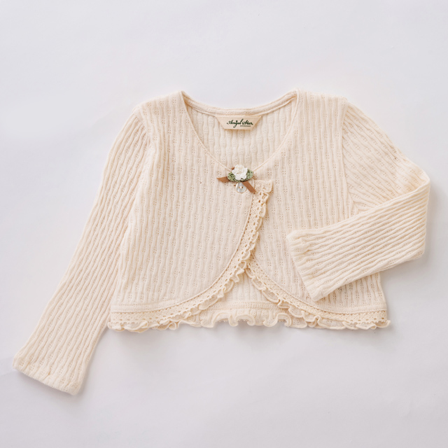 オーガニックコットン楊柳ボレロ