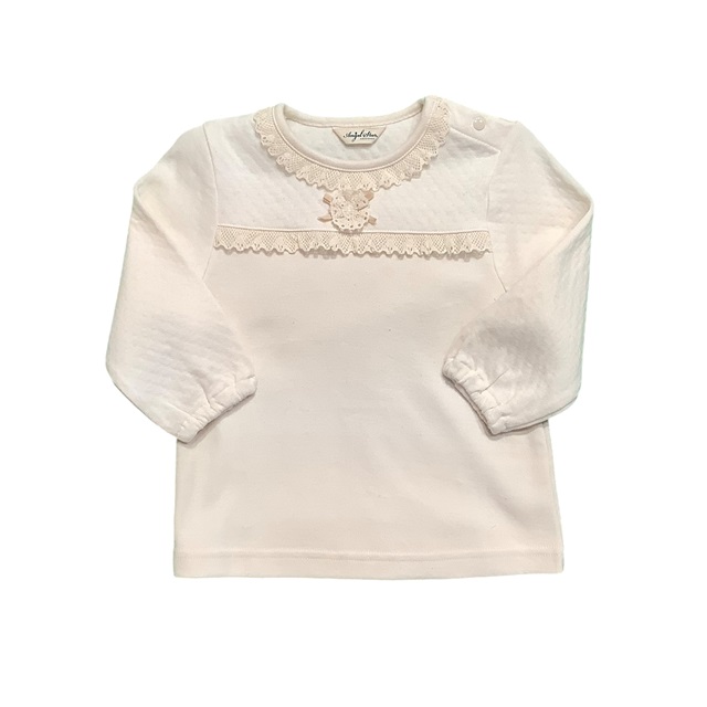 PATOU 近年 オーガニックコットン製ベビーカラーシャツ Patou | オーガニックコットン製ベビーシャツ