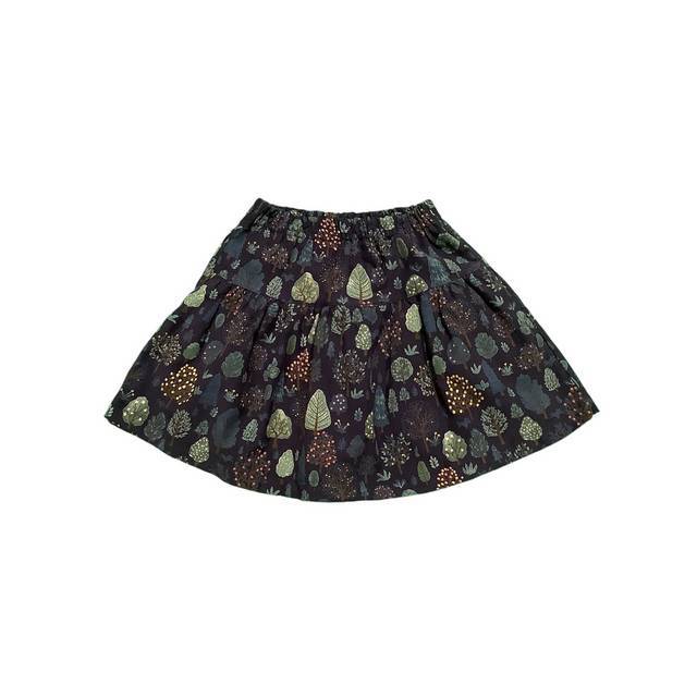 森柄コーデュロイスカート