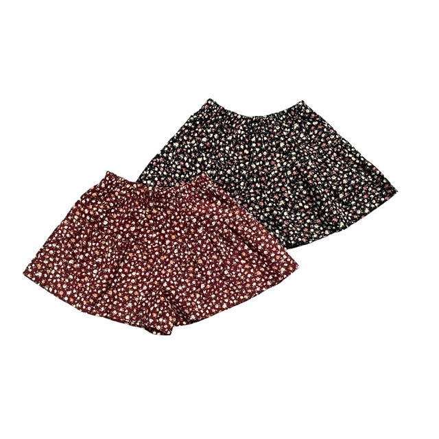 花柄キュロットパンツ