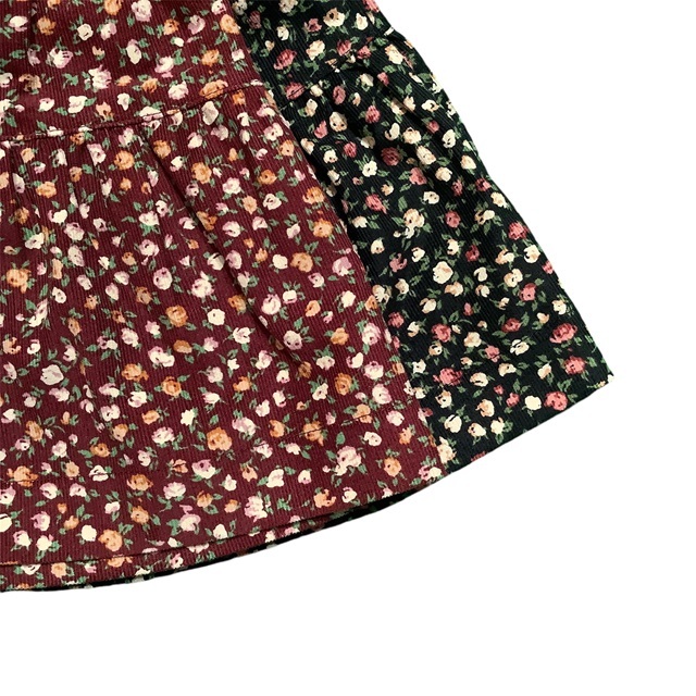 花柄キュロットパンツ